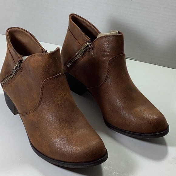 SUN + STONEAbby Double Zip Booties, - Picture 5 of 8